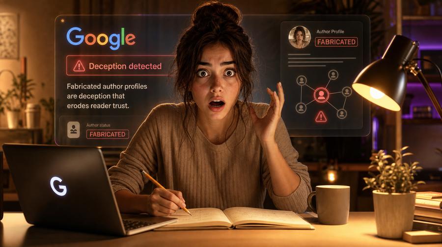 Фейковые авторы на сайте: Google назвал их обманом читателей